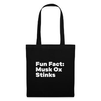 Ox Stinks Funny Animal Pun Humor Animal Meme - Tote Bag - black - Front