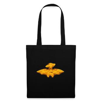 Dino Nuggets Dinosaurier Chicken Nuggets - Stoffbeutel - Schwarz - Vorne