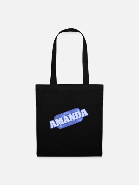 Amanda - Stoffbeutel - Schwarz