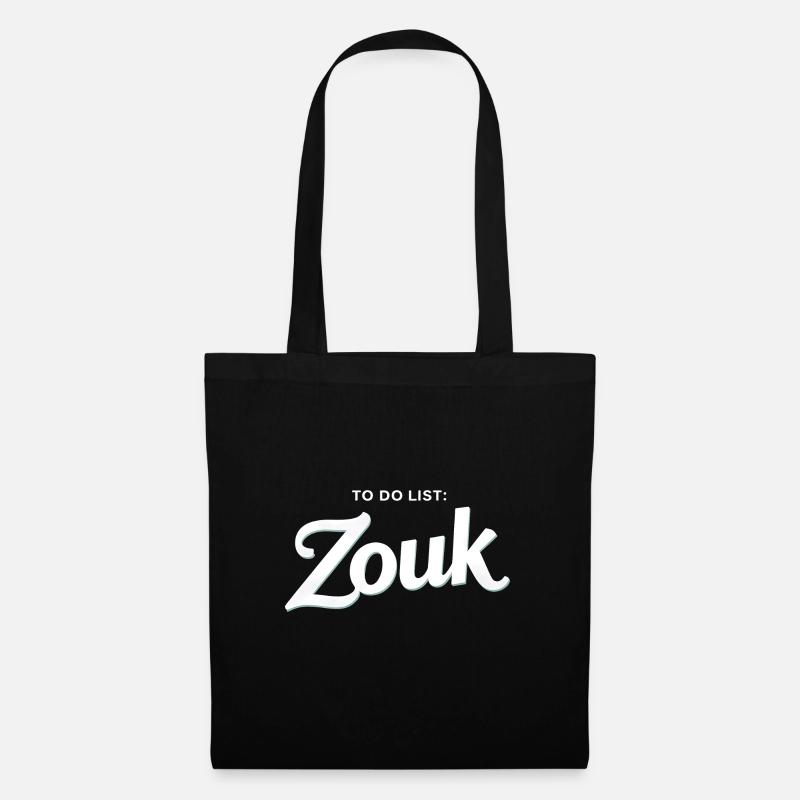 Zouk-Tanz-Geschenk - Stoffbeutel - Schwarz