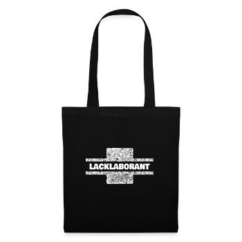 Geschenk für Lacklaborant - Stoffbeutel - Schwarz - Vorne