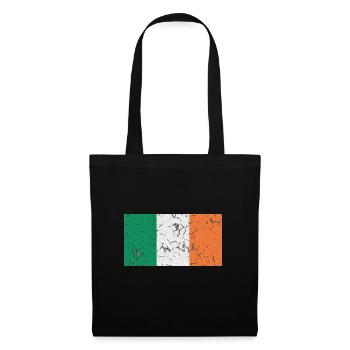 Irlande Irlande - Sac en tissu - noir - Devant