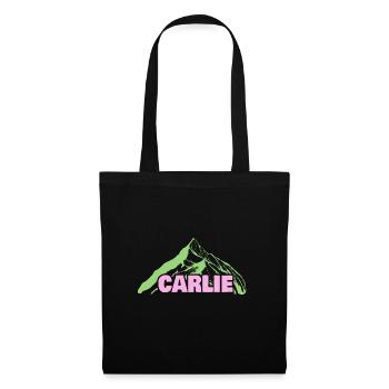 Cadeau pour Carlie - Sac en tissu - noir - Devant