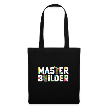 Master Builder Building Blocks Brick Builders Dad - Tote Bag - black - Front