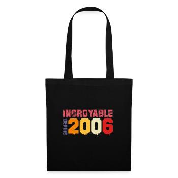 Génial depuis 2006 - Sac en tissu - noir - Devant