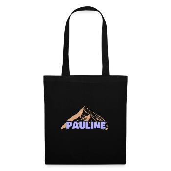 Drôle pour Pauline Idée cadeau Fun - Sac en tissu - noir - Devant
