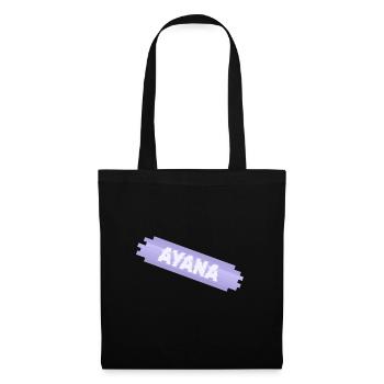 Prénom pour Ayana Mother Infant - Sac en tissu - noir - Devant