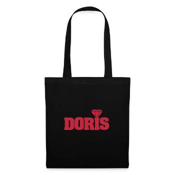 First name Doris - Tote Bag - black - Front