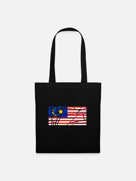 Malaysia als Malaysia - Stoffbeutel - Schwarz