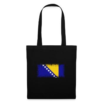Bosnie-Herzégovine - Sac en tissu - noir - Devant