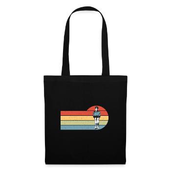 Vintage Table Soccer Player Retro Foosball - Tote Bag - black - Front