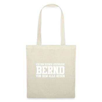 Bernd Name Design - Stoffbeutel - Natur - Vorne