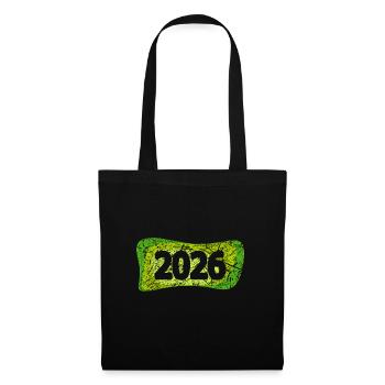 2026 - Sac en tissu - noir - Devant