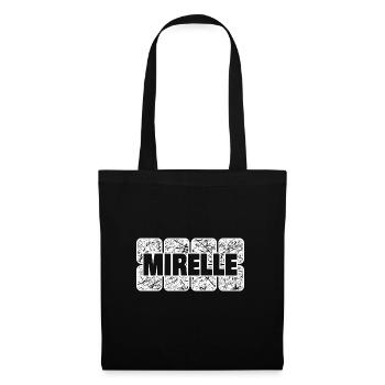 First name Mirelle - Tote Bag - black - Front