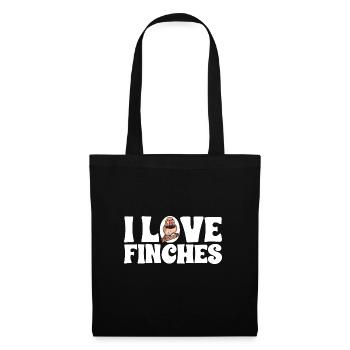 Zebra Finches Bird Zebra Finch - Tote Bag - black - Front