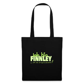 Vorname Finnley - Stoffbeutel - Schwarz - Vorne