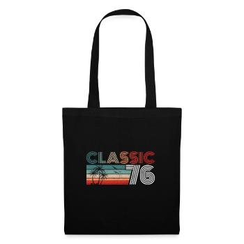 46 Year Old Birthday 2022 Classic 1976 46 Birthday - Stoffbeutel - Schwarz - Vorne