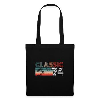48 Year Old Birthday 2022 Classic 1974 48 Birthday - Stoffbeutel - Schwarz - Vorne