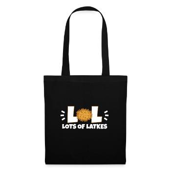 Lot Of Latkes Happy Hanukkah Costume Jewish - Tote Bag - black - Front