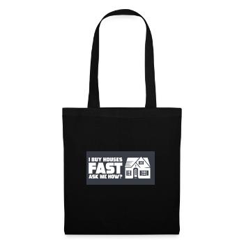 I Buy Houses Fast Real Estate Investor Agent - Tote Bag - black - Front