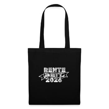Pension 2026 - Sac en tissu - noir - Devant