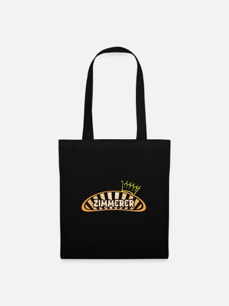 Geschenk für Zimmerer - Stoffbeutel - Schwarz