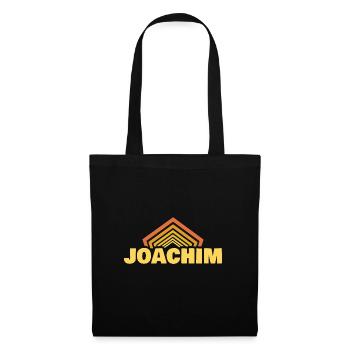 Joachim comme prénom - Sac en tissu - noir - Devant