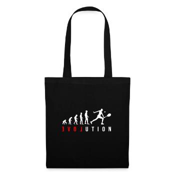 La nouvelle évolution du tennis avec LOVE - Sac en tissu - noir - Devant