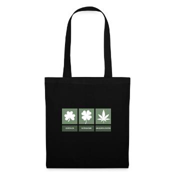 Cannabis Cannabis Leaf Smoking Weed Grass Saying - Tote Bag - black - Front
