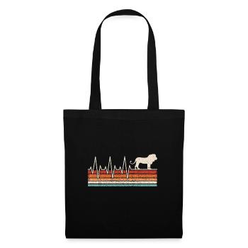 Leo Heartbeat - Tote Bag - black - Front