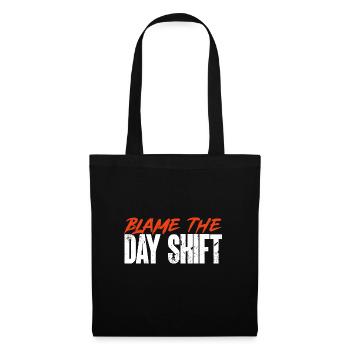 Infirmière de nuit - Sac en tissu - noir - Devant