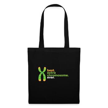Meilleure sensibilisation au syndrome de Down sur les chromosomes supplémentaires de tous les temps - Sac en tissu - noir - Devant