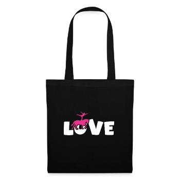 Loves Horse Vaulting Gift - Tote Bag - black - Front