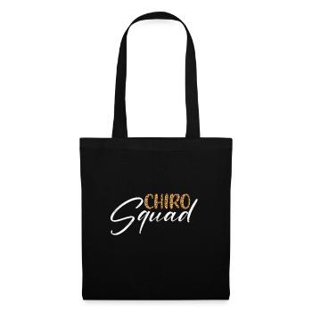 Chiro Squad - Chiropractor Chiropractic Assistant - Stoffbeutel - Schwarz - Vorne