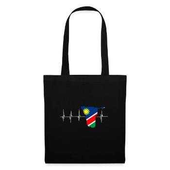 Namibia Afrika Shirt Geschenkidee - Stoffbeutel - Schwarz - Vorne