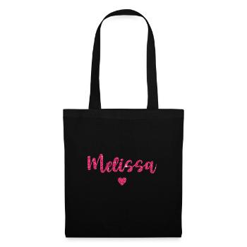 Melissa Heart Pink - Tote Bag - black - Front