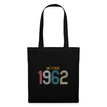 Octobre 1962 - Cadeau du 60e anniversaire. Légende. - Sac en tissu - noir - Devant