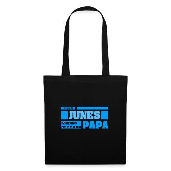 Junes comme prénom - Sac en tissu - noir - Devant