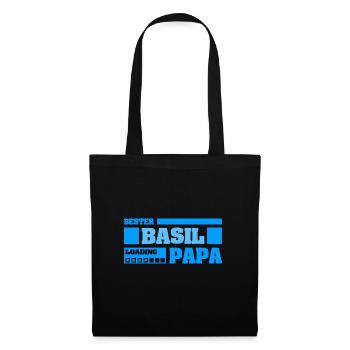 Basil as a given name - Tote Bag - black - Front