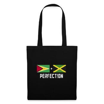Guyana Flag Guyanais Guyanais - Sac en tissu - noir - Devant