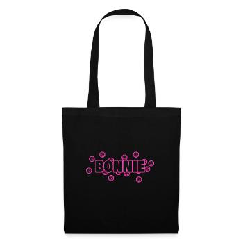 Geschenk für Bonnie - Stoffbeutel - Schwarz - Vorne
