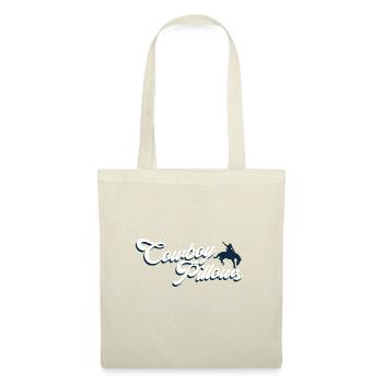 Coussins de cow-boy fille du Sud Texas Dame drôle - Sac en tissu - nature - Devant