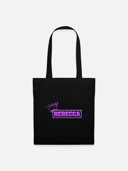 Schwester Rebecca - Stoffbeutel - Schwarz