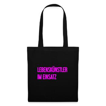 Artistes de la vie en action - Sac en tissu - noir - Devant