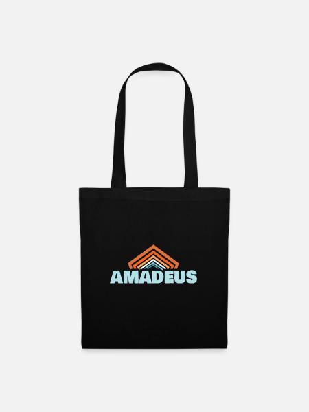 Vorname Amadeus - Stoffbeutel - Schwarz