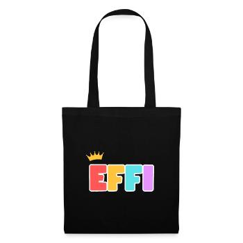 Effi ! Personnalisable - Sac en tissu - noir - Devant