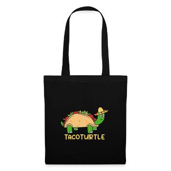 Mexican Food Fiesta Taco Tacoturtle - Tote Bag - black - Front
