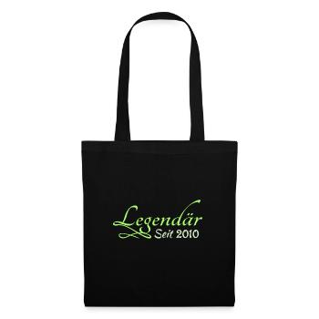 Legendär 2010 - Stoffbeutel - Schwarz - Vorne
