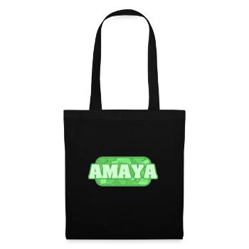 Bio Amaya - Stoffbeutel - Schwarz - Vorne