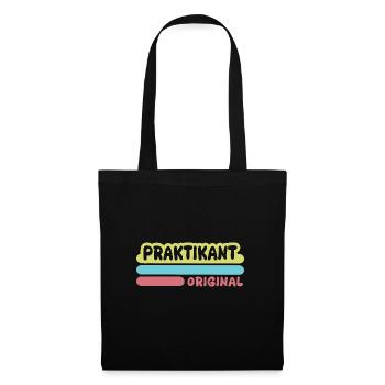 Praktikant als Vorname - Stoffbeutel - Schwarz - Vorne